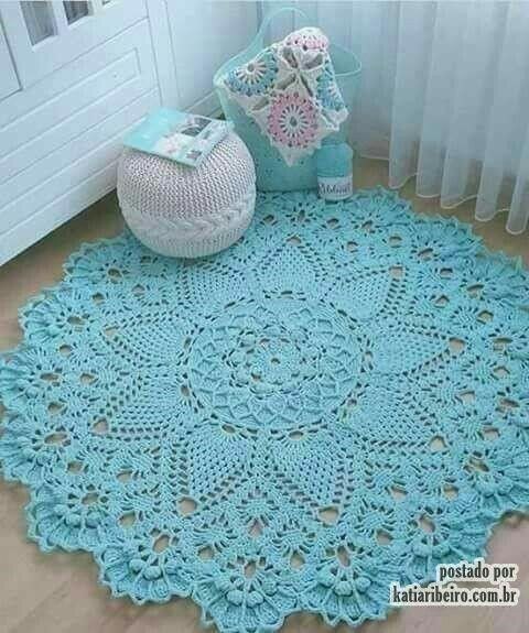 How To Make A Crochet Doily Rug