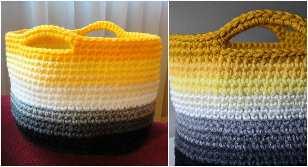 Ombre Crochet Basket - Love Quilting Online