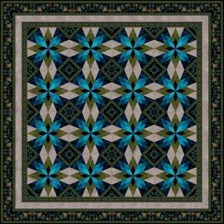 , Midnight Garden Quilt, Stylish And Very Charming!!