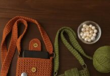 Crochet Granny Square Phone Pouch Pattern