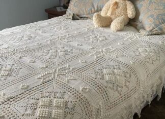 Vintage Heirloom Crochet Bedspread Pattern