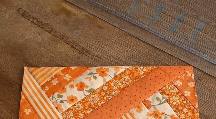 Twisted Log Cabin Quilt Block Pattern Guide