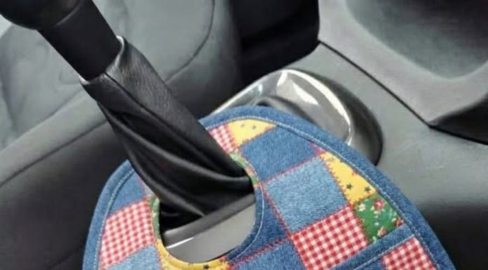 Patchwork Gear Shift Car Organizer