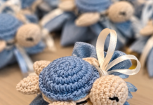 Mini Crochet Turtle Favors