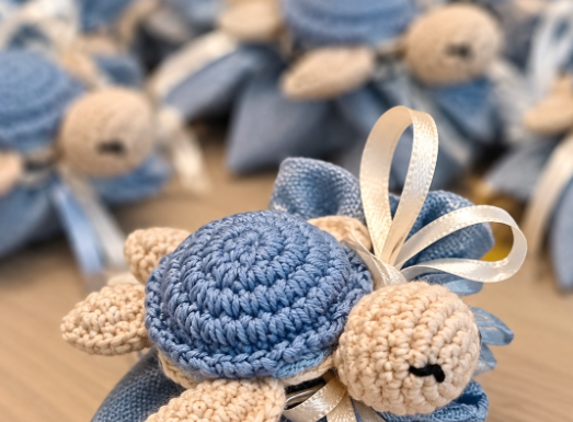 Mini Crochet Turtle Favors